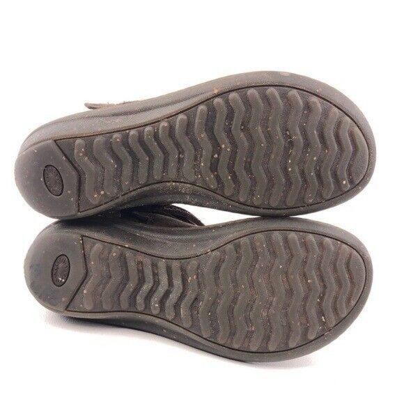 UGG Gaviota Brown Leather Winter Boots 6 - Picture 6 of 11